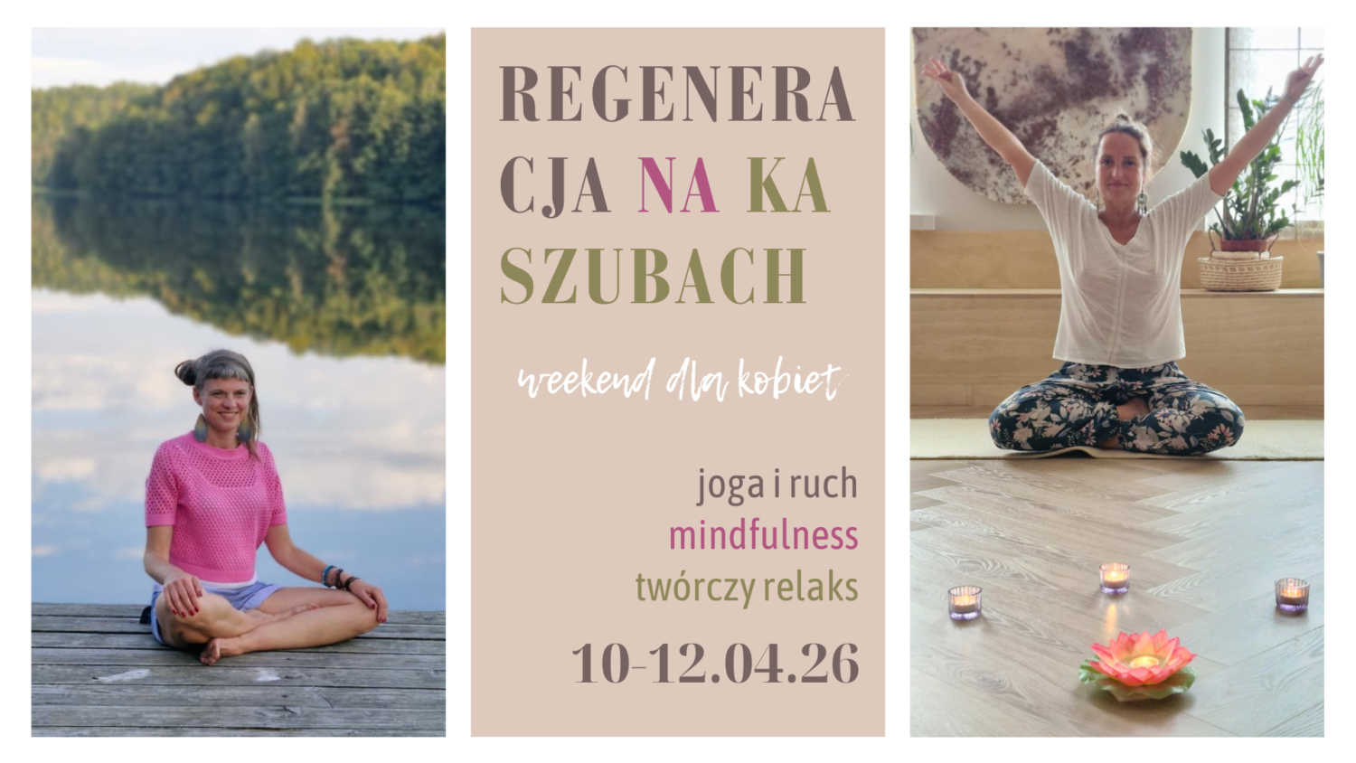 REGENERACJA NA KASZUBACH (4) Regeneracja na Kaszubach - mindfulness, joga, twórczy relaks